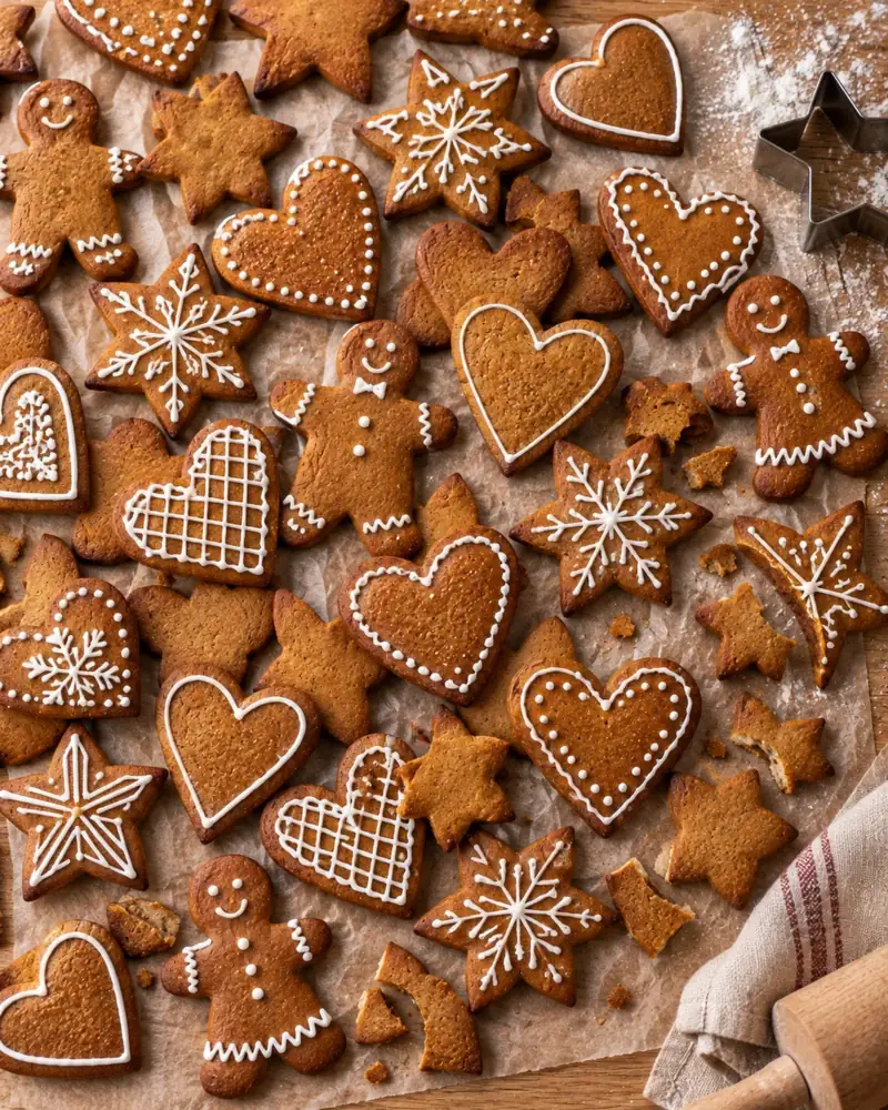 Pepperkaker (Nordic Gingerbread Cookies): Thin, crisp, deeply spiced Nordic-style biscuits