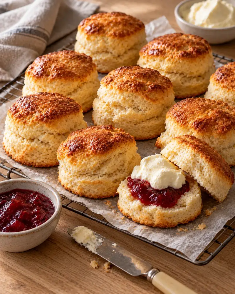 Scones: Tall, light and flaky, ready in 30 minutes
