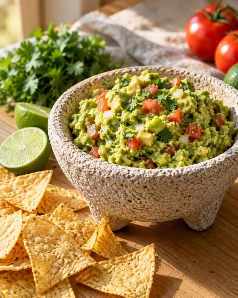 Guacamole: Chunky, bright and fresh — made in a bowl, not a blender